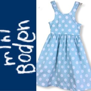 MINI BODEN Polka Dot Summer Dress